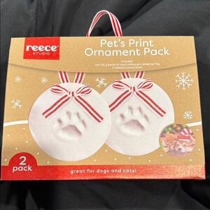 Reece Studio | Pet's Print Ornament | 2 Pack